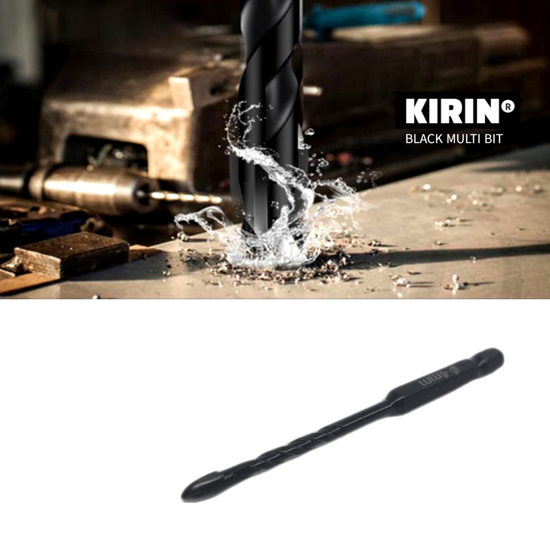 TWIST 임팩드릴 4날타입 KIRIN 최고급 블랙코팅 만능 드릴비트 4MM [1개가격]