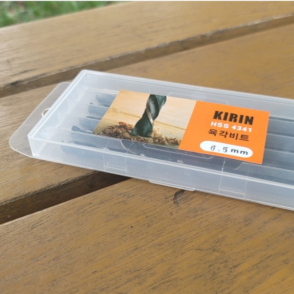 HSS 4341 하이 스피드스틸 KIRIN 철 임팩 육각비트 6.5MM 1PCS [낱개가격]