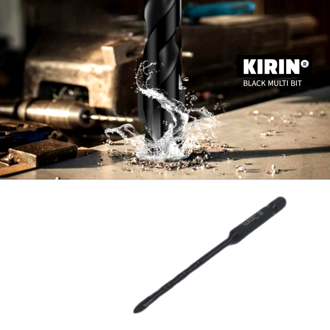 TWIST 임팩드릴 4날타입 KIRIN 최고급 블랙코팅 만능 드릴비트 3MM [1개가격]