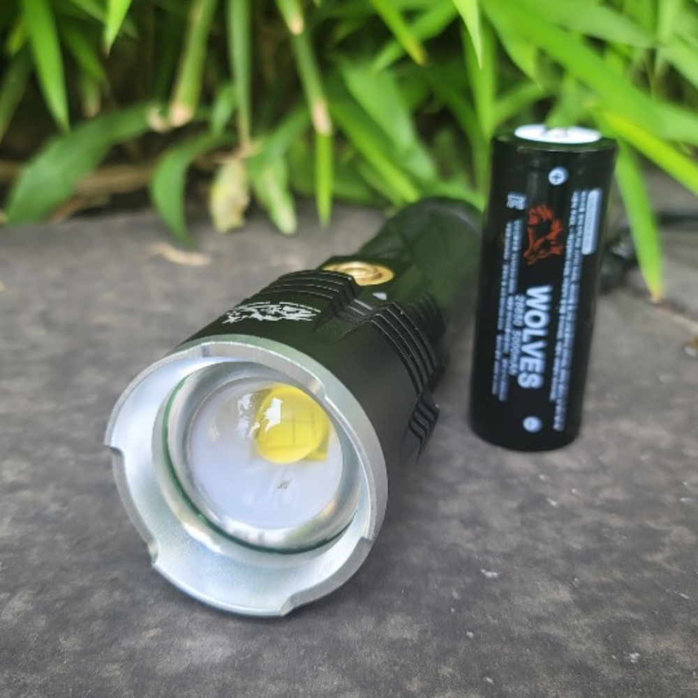 26650 배터리포함 12000루멘 16CORE C타입 전술 아웃도어 GL199 LED랜턴