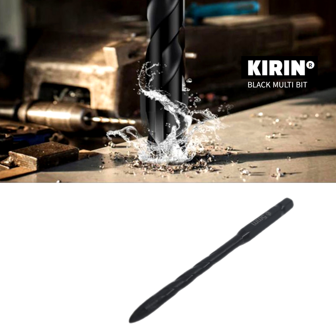 TWIST 임팩드릴 4날타입 KIRIN 최고급 블랙코팅 만능 드릴비트 5MM [1개가격]