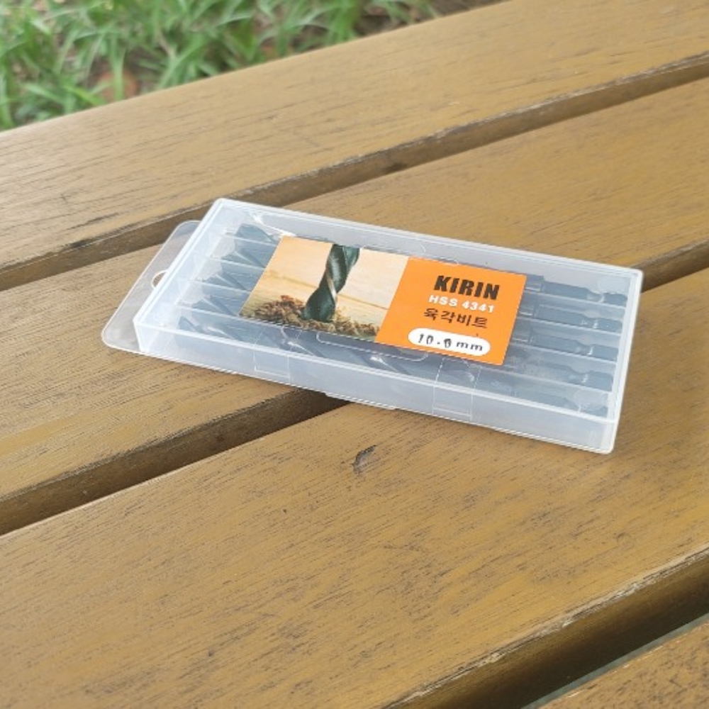 HSS 4341 하이 스피드스틸 KIRIN 철 임팩 육각비트 10MM 1PCS [낱개가격]