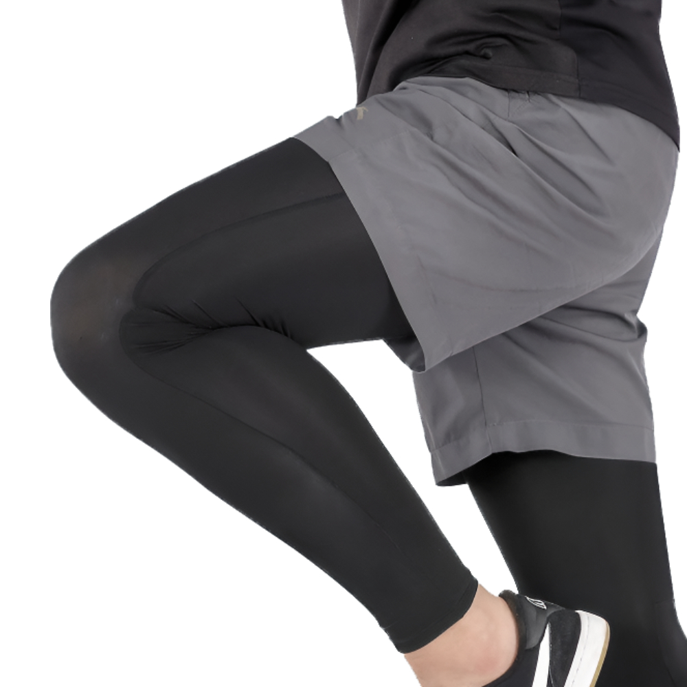 남여공용 UV 차단 무릎보호 우수한 통기성 ICE 다기능 다리토시 프리사이즈 BLACK