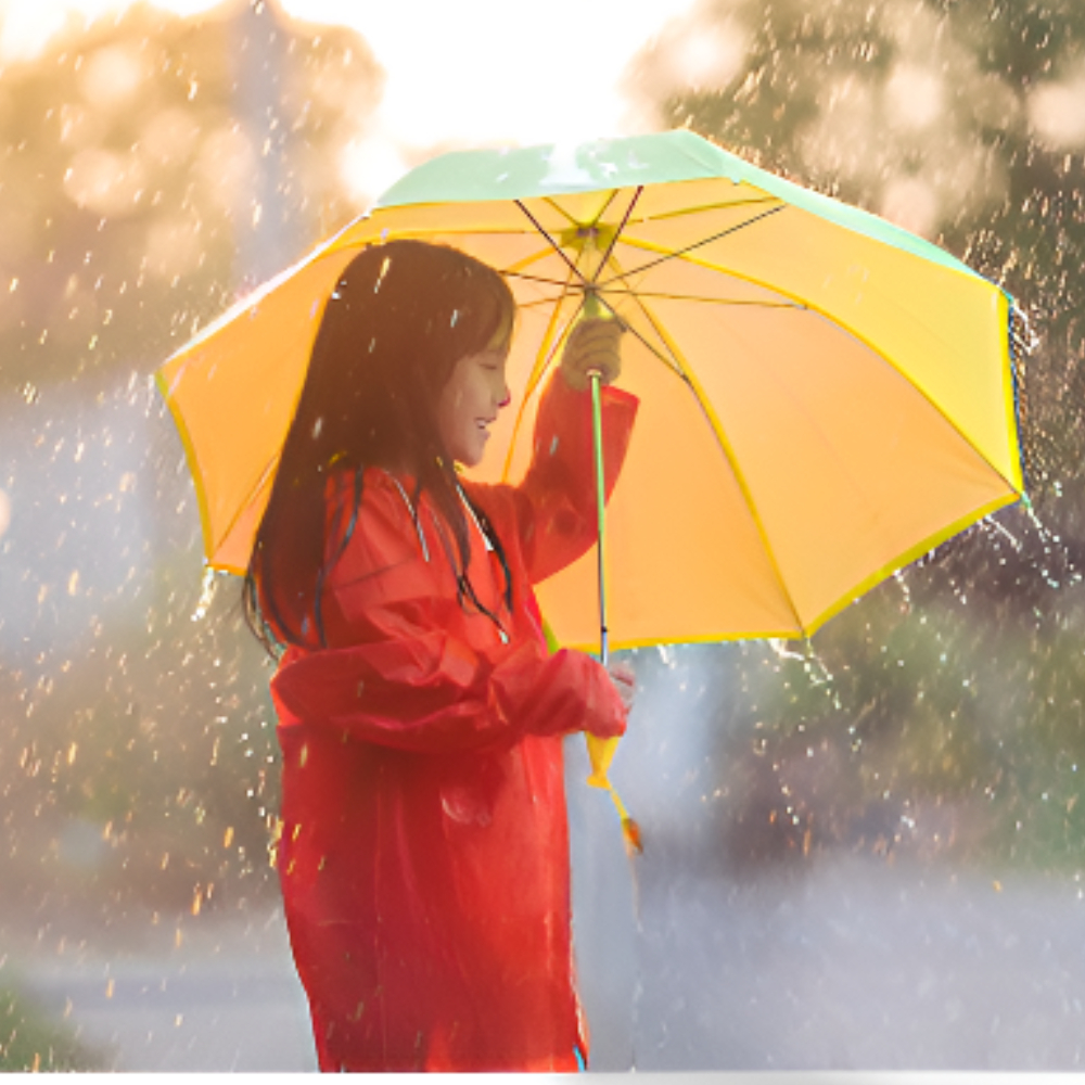 우산 겸 양산 크레이티브 깜직한 여성 아이들 패션 접이식 88cm 바나나 우산