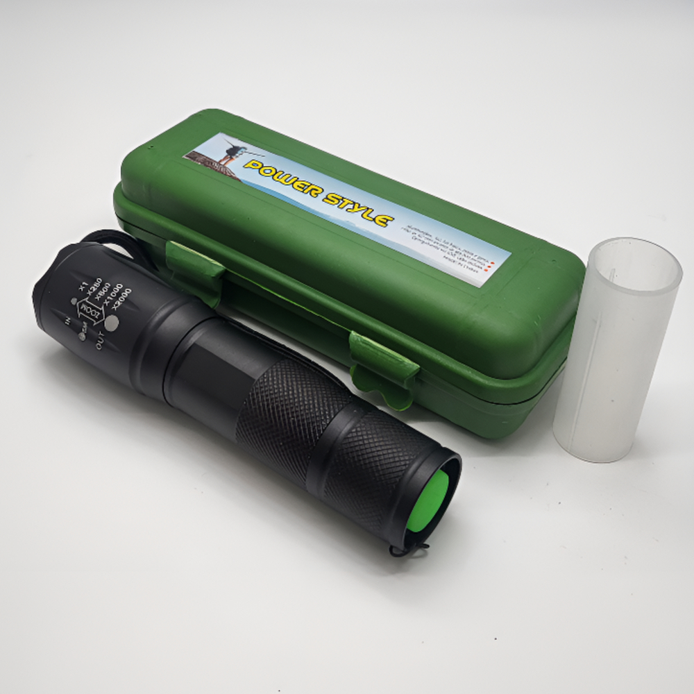 방수케이스 포함 2IN1 줌 기능 UV 395NM LED 손전등 UV-2R