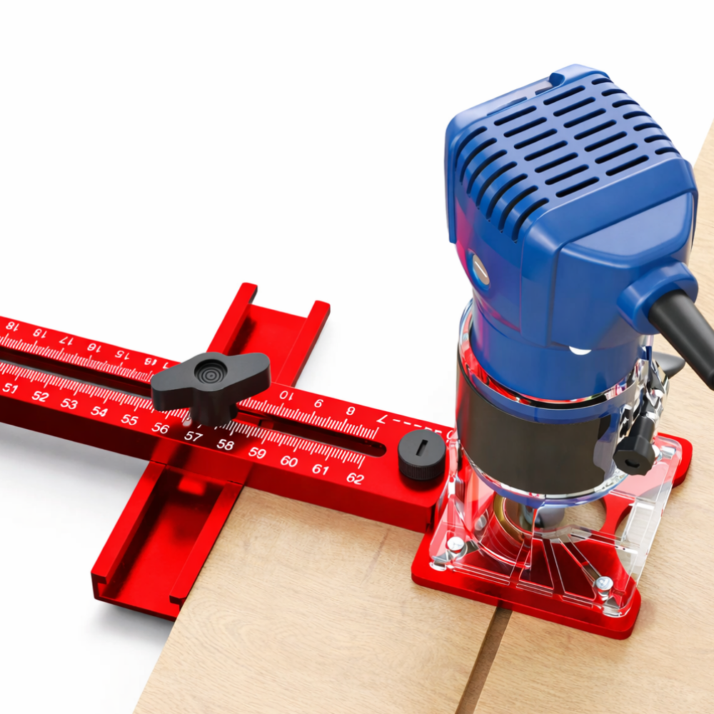 DIY 지그 원형 3IN1 밀링 홈파기 가이드 세트