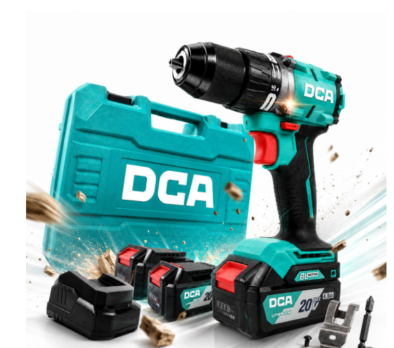 DCA ADJZ2060IEM 20V 충전 해머드릴 4.0Ah 배터리 2개 무선 전동드릴